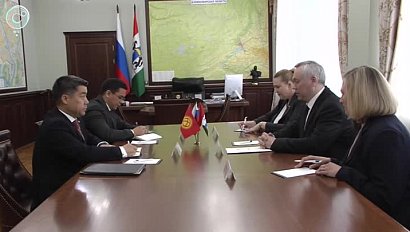 Губернатор Андрей Травников провёл встречу с генконсулом Киргизии