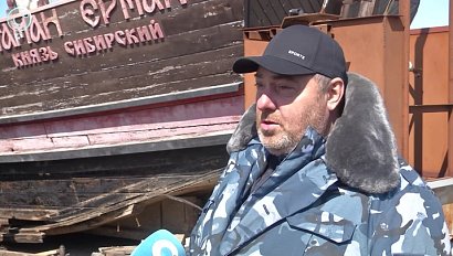 Казачий струг спустят на воду в Новосибирске