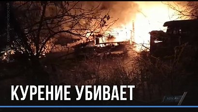 В ночном пожаре в Купинском районе погиб человек