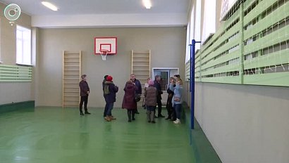 Школьный спортзал в посёлке Листвянский открыли после ремонта
