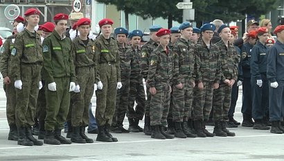 Юбилейная XXV военно-спортивная игра "Зарница" проходит в Бердске