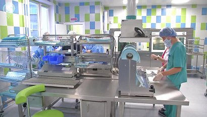 Новое стерилизационное отделение запустили в Новосибирске