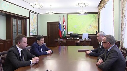 Губернатор Андрей Травников и ректор РАНХиГС Владимир Мау провели рабочую встречу