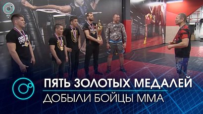 Новосибирские бойцы заняли первое место и привезли 5 золотых медалей с Чемпионата Сибири по ММА