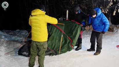 Зачем альпинисты устроили себе морозную ночёвку в Заельцовском бору?